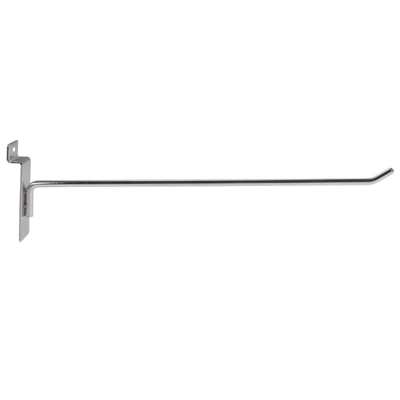 Slatwall 12" Hook -Chrome