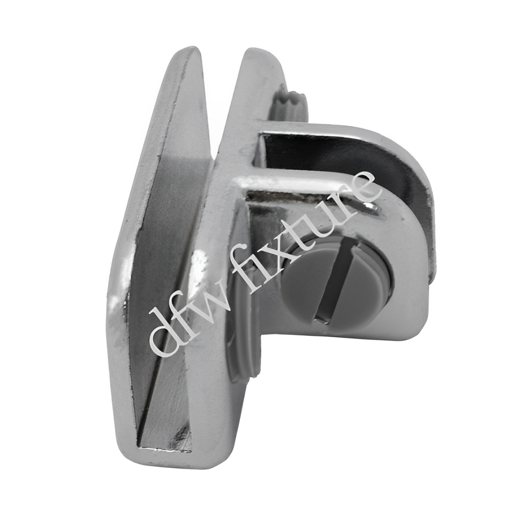 3 Way Adjustable Metal Cubbie Clip - Chrome