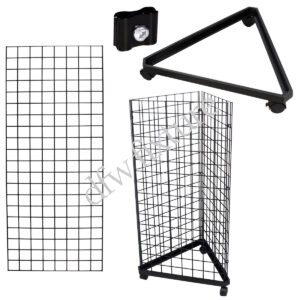 Grid Triangle Display- 5ft- Black