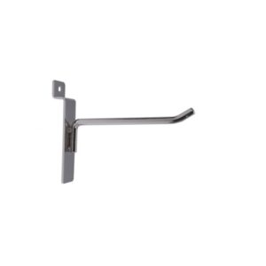 Slatwall 4" Hook-Chrome