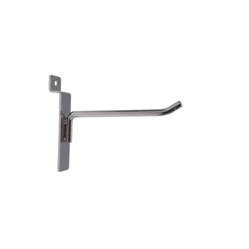 Slatwall 4" Hook-Chrome
