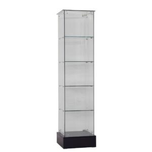 Full Vision Frameless Tower Case - Black