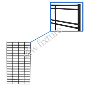 2ft x 4ft Slatgrid Panel - Blac