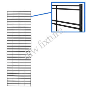 2ft x 7ft Slatgrid Panel - Black