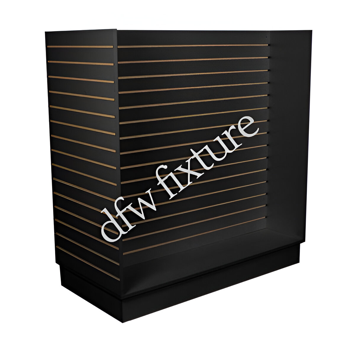 Slatwall 4ft H Unit - Black
