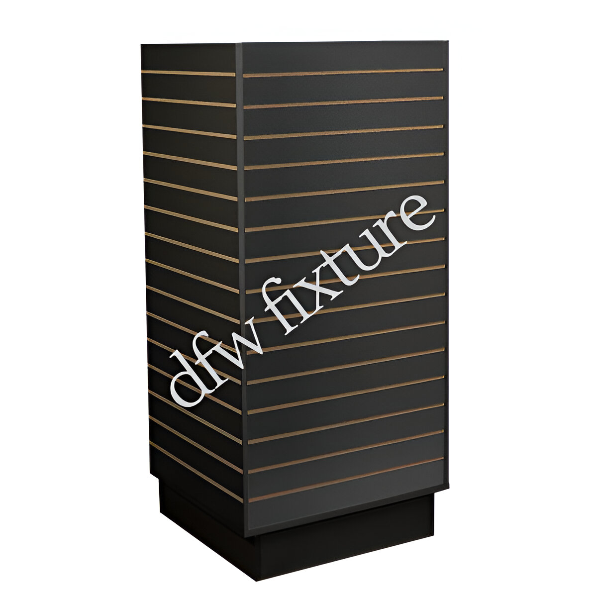 Slatwall Cubic Tower 24" - Black