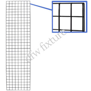 2ft x 8ft Grid Panel - Black