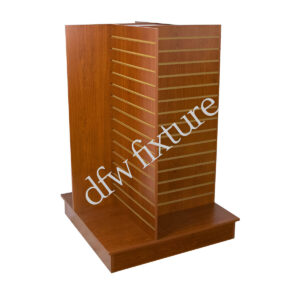 Slatwall 4-Way Display - Cherry