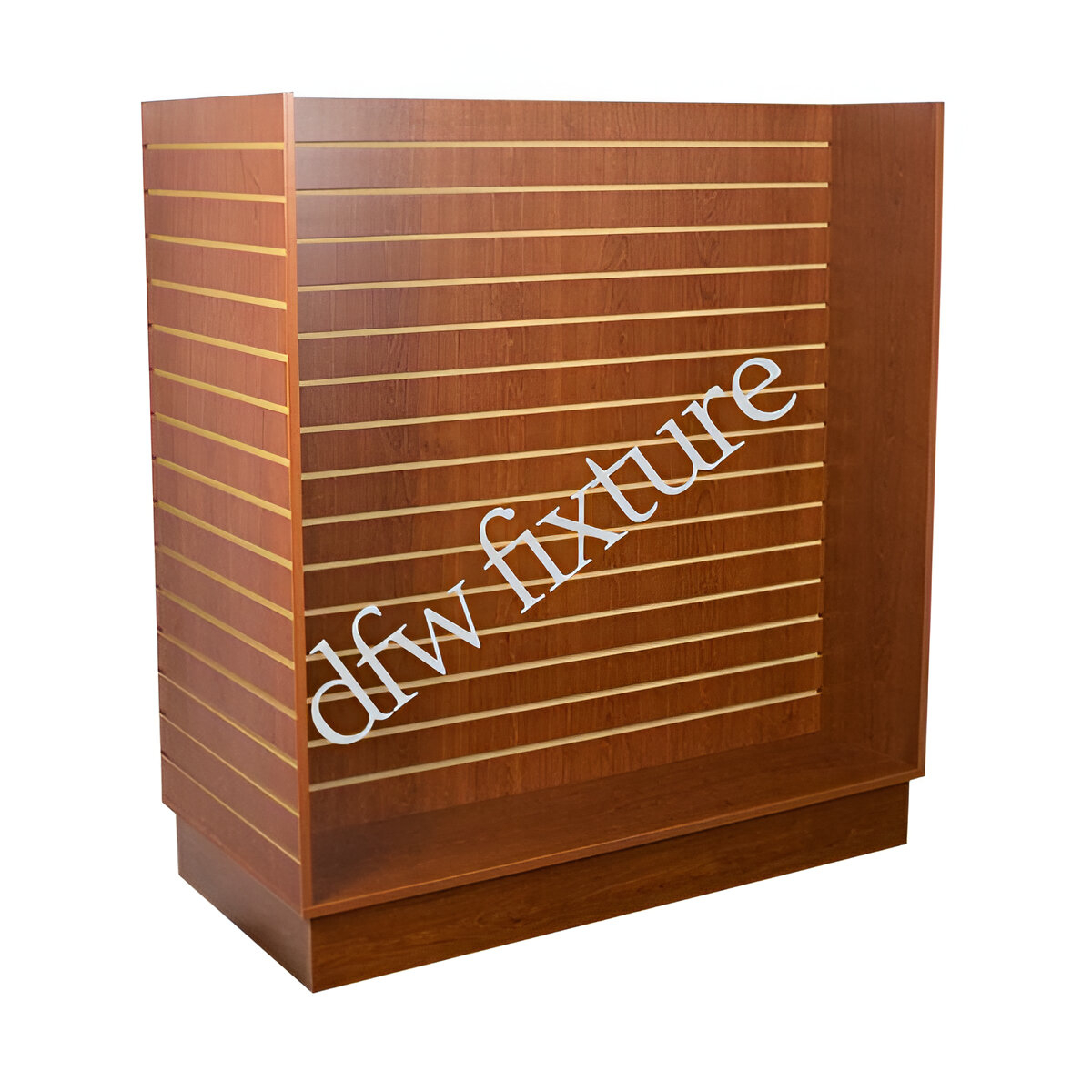 Slatwall 4ft H Unit - Cherry