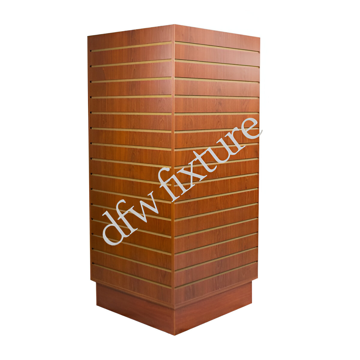 Slatwall Cubic Tower 24" - Cherry