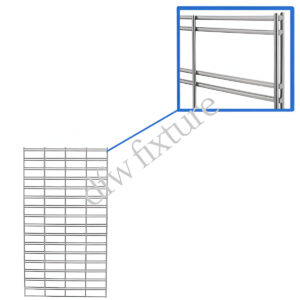 2ft x 4ft Slatgrid Panel - Chrome