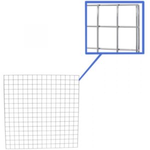 4ft x 4ft Grid Panel - Chrome