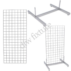 Grid Single Deluxe Display- 5ft- Chrome