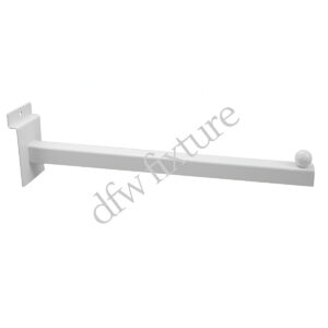 Slatwall 12" Faceout Square Tube-White