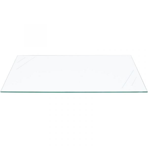14" x 24" Long x 3/16" Thick Tempered Glass