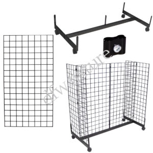 Grid Gondola Display- 4ft- Black