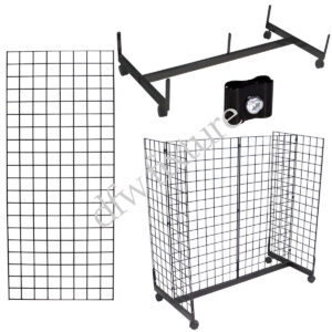 Grid Gondola Display- 5ft- Black