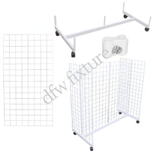 Grid Gondola Display- 4ft- White