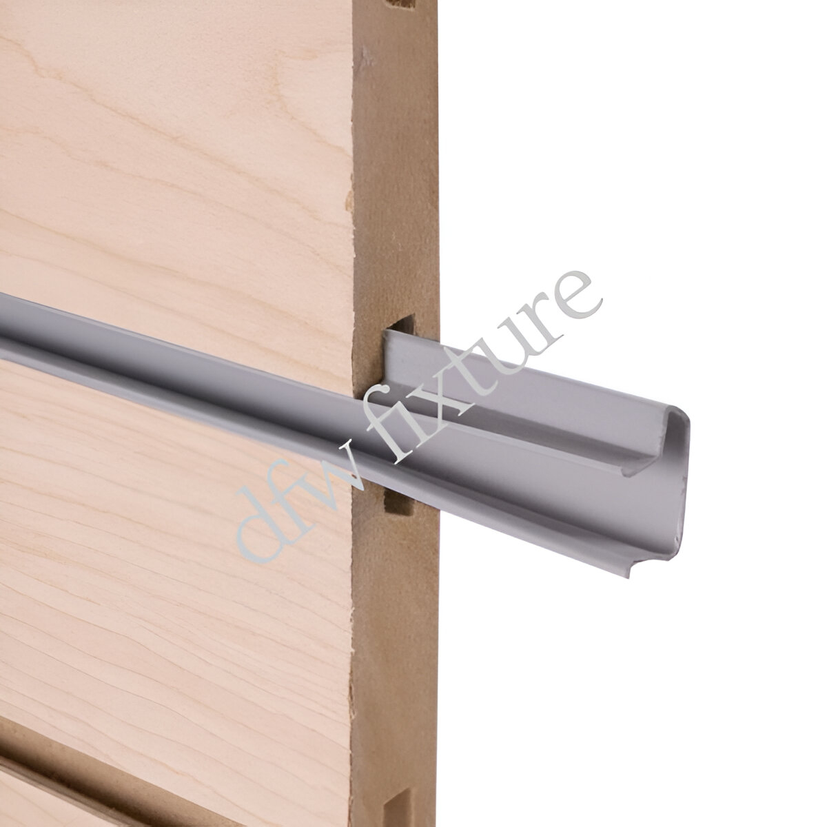 Slatwall Snap Inserts- silver