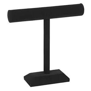 12" Single Tier T-Bar - Black Velvet