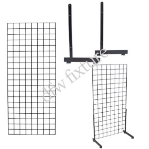 Grid L-Leg Display- 5ft- Black