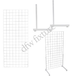 Grid L-Leg Display- 5ft- White