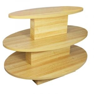 3-Tiered Display Tables Maple