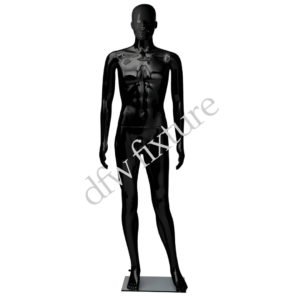 Plastic Male Mannequin Black M1GB-VIC