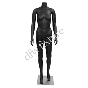 Headless Female Mannequin Black FSH45B