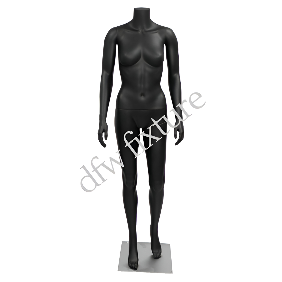 Headless Female Mannequin Black FSH45B