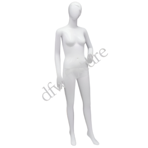 Plastic Gloss White Glitter Mannequin F20GWG-UNA