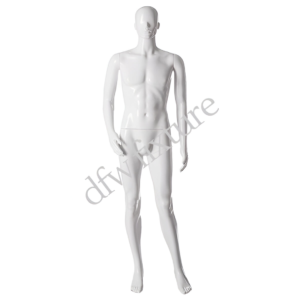 Plastic Male Mannequin White M2GW-VIC
