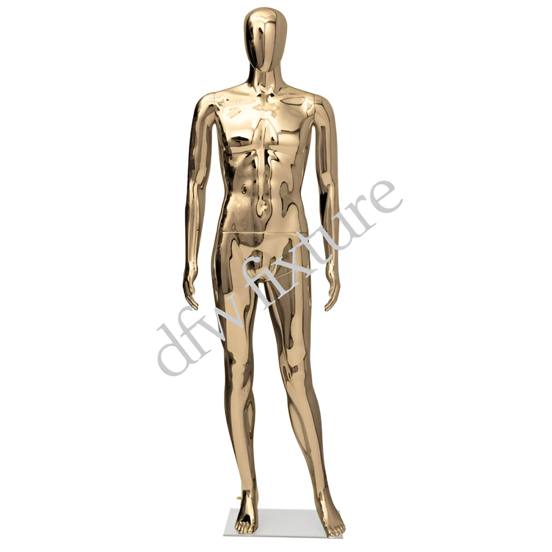 Male Gold Mannequin M1GCG-TAB