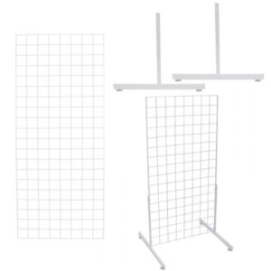 White Grid Merchandiser
