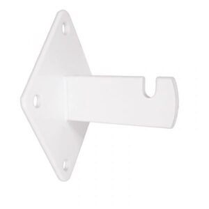 White Connectors and Wall Mounts