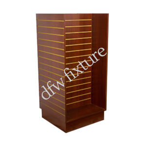 Slatwall 2ft H Unit - Walnut