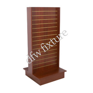 Slatwall Streamline Display - Walnut