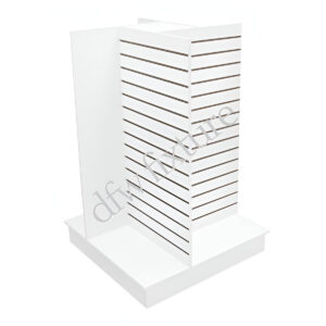 Slatwall 4-Way Display - White