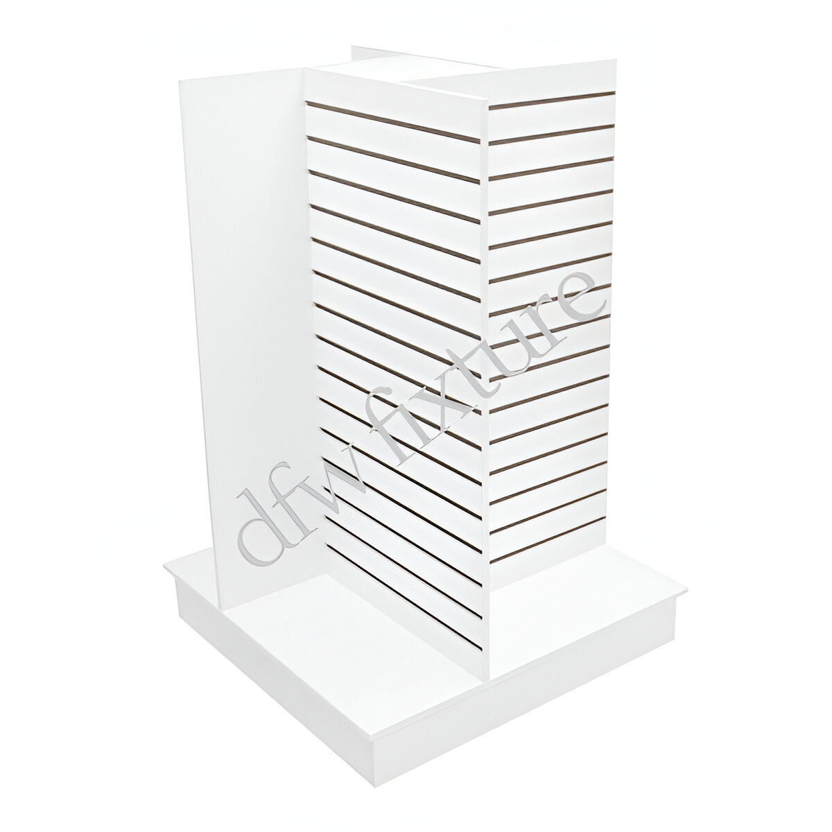 Slatwall 4-Way Display - White