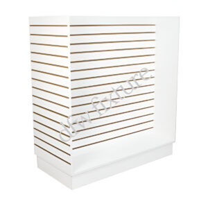 Slatwall 4ft H Unit - White