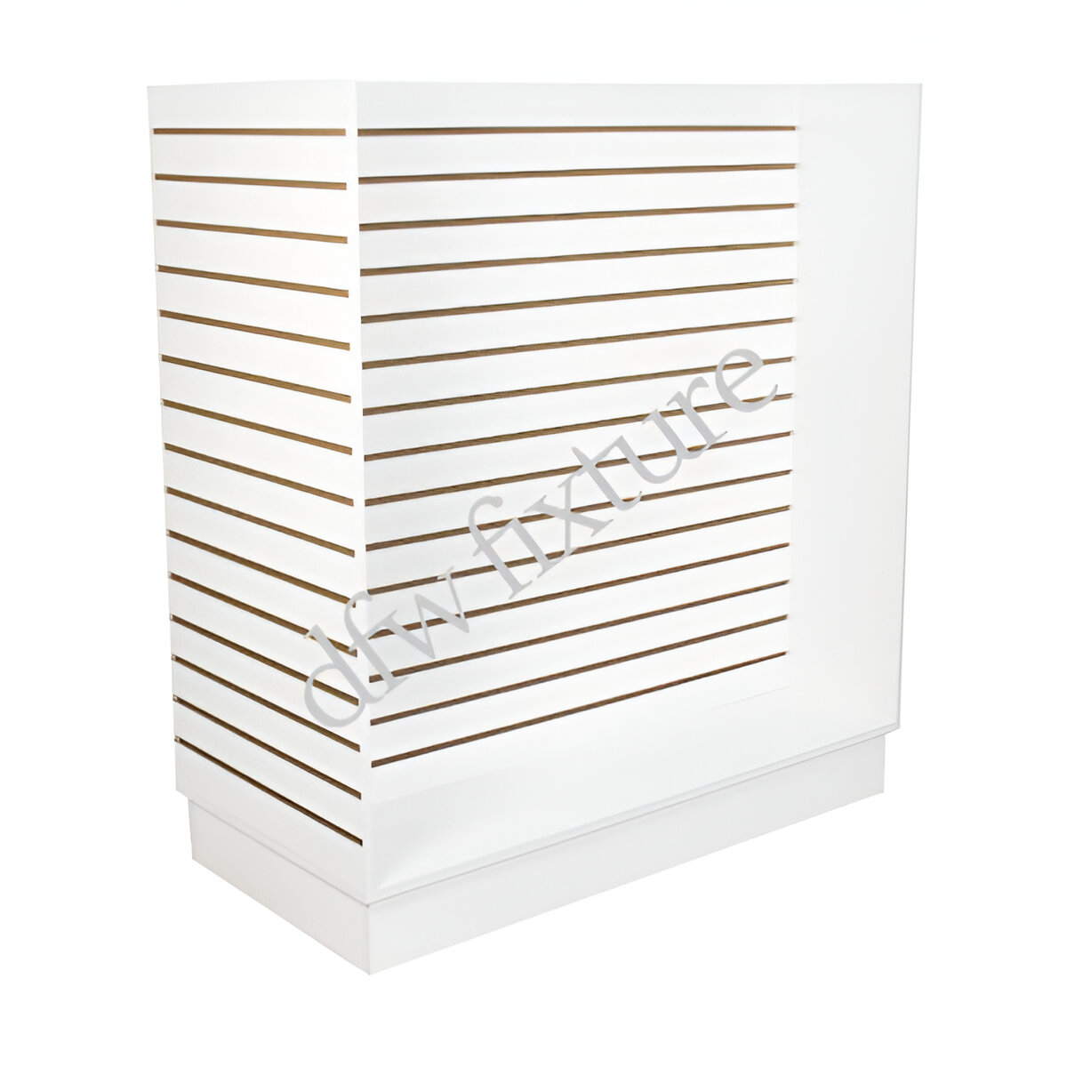 Slatwall 4ft H Unit - White
