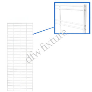 2ft x 6ft Slatgrid Panel - White