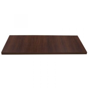 10" x 48" Wood Melamine Shelf- Walnut