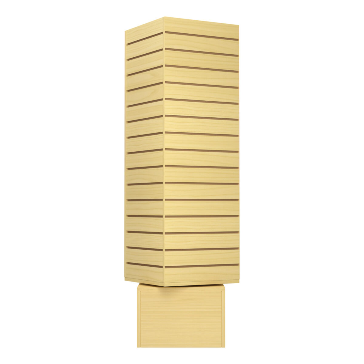 Slatwall Cubic Tower'12 – Maple