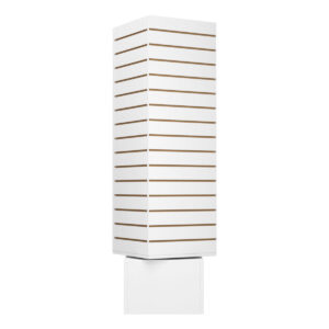 Slatwall Cubic Tower'12 – White