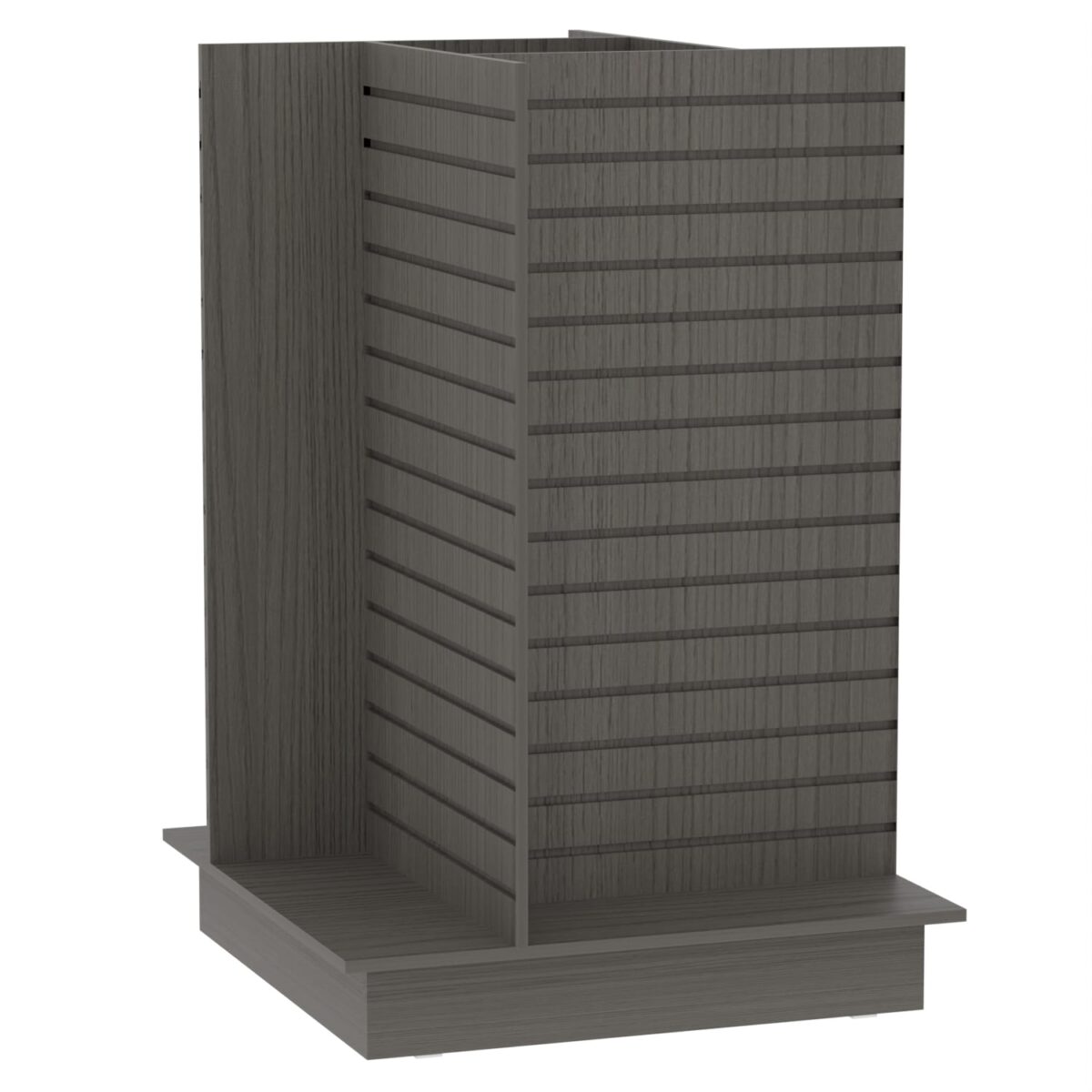 Slatwall 4-Way Display - Gray