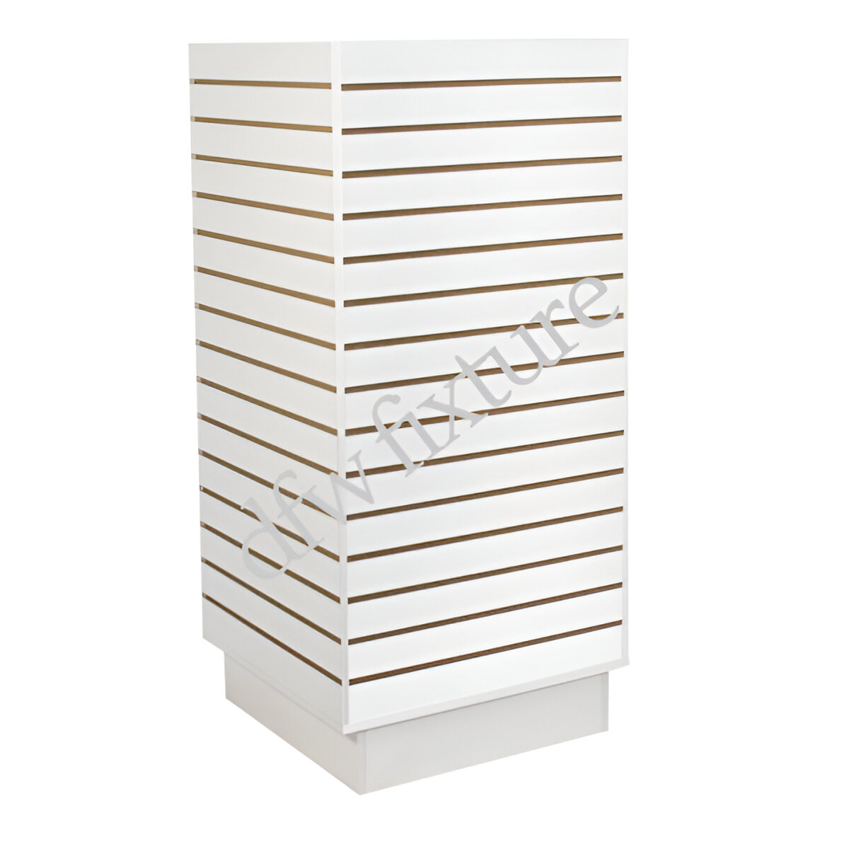 Slatwall Cubic Tower'16 – White