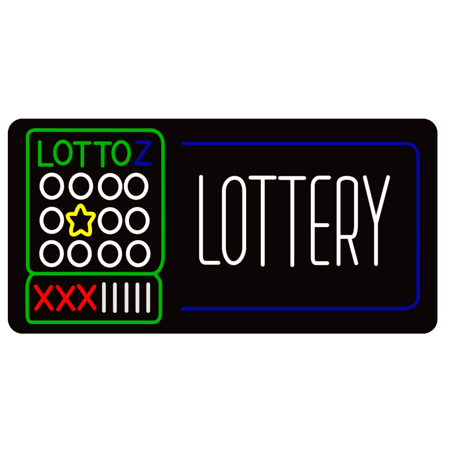 Lottery Sign-35X17