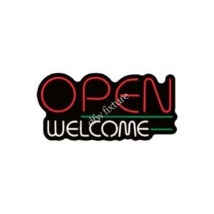OPEN WELCOME SIGN- 19*9