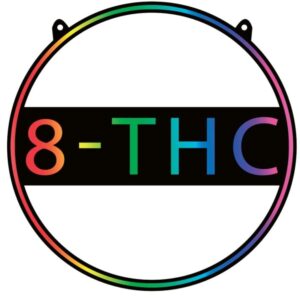 8-THC Circular Neon Sign